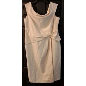 🐇NEW WITH TAGS Ralph Lauren Black Label Womens Scoop-Neck 🐣 Dress, Ivory18